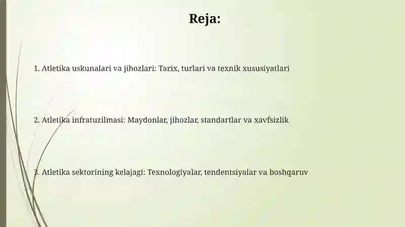 Atletika uskunalari va jihozlari: Tarix, turlari va texnik xususiyatlari 2