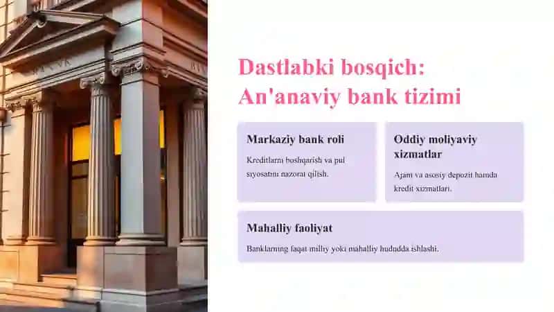 Rivojlangan mamlakatlar bank va moliya bozorlarining rivojlanish bosqichlari 2