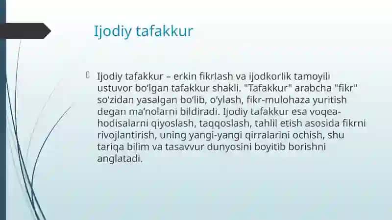 Ijodiy ta'akkur 2