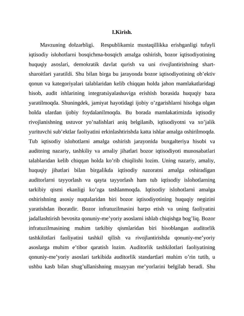 AQSH va Yevropa davlatlarida audit tizimi 2