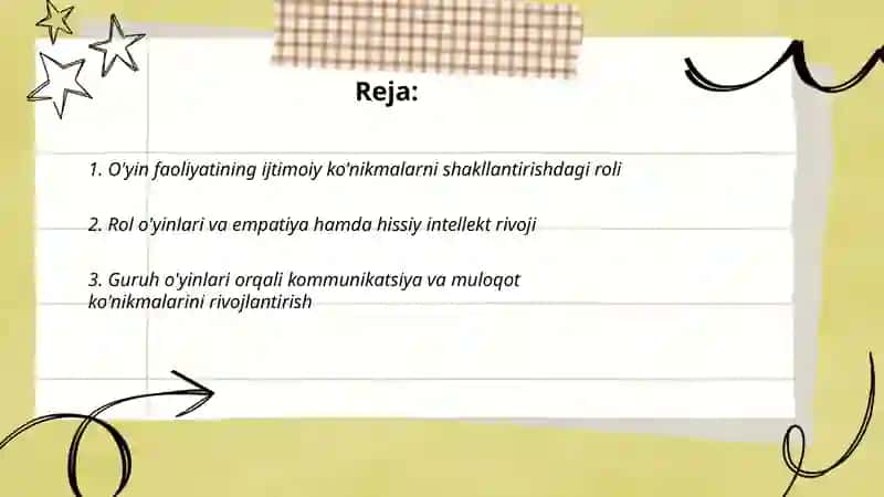 Bola shaxsining ijtimoiy rivojlanishida o'yin faoliyatining oʻrni 2