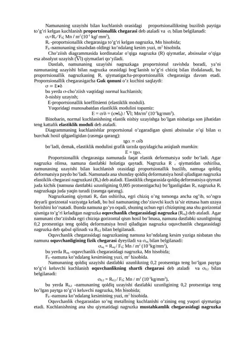 Mashinasozlik sanoatining zamonaviy materiallarini o’rganish 2