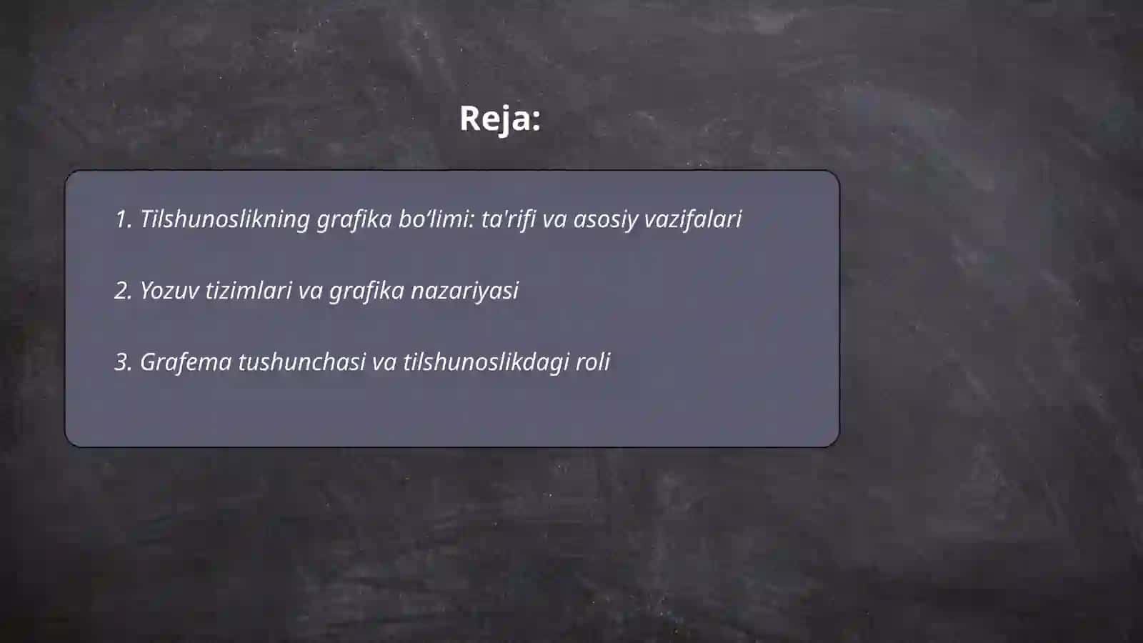 Tilshunoslikning grafika bo'limi haqida ma'lumot 2