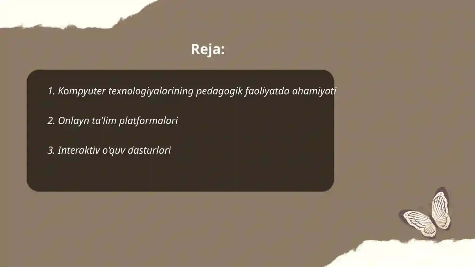 Kompyuter texnologiyalaridan foydalanish 2