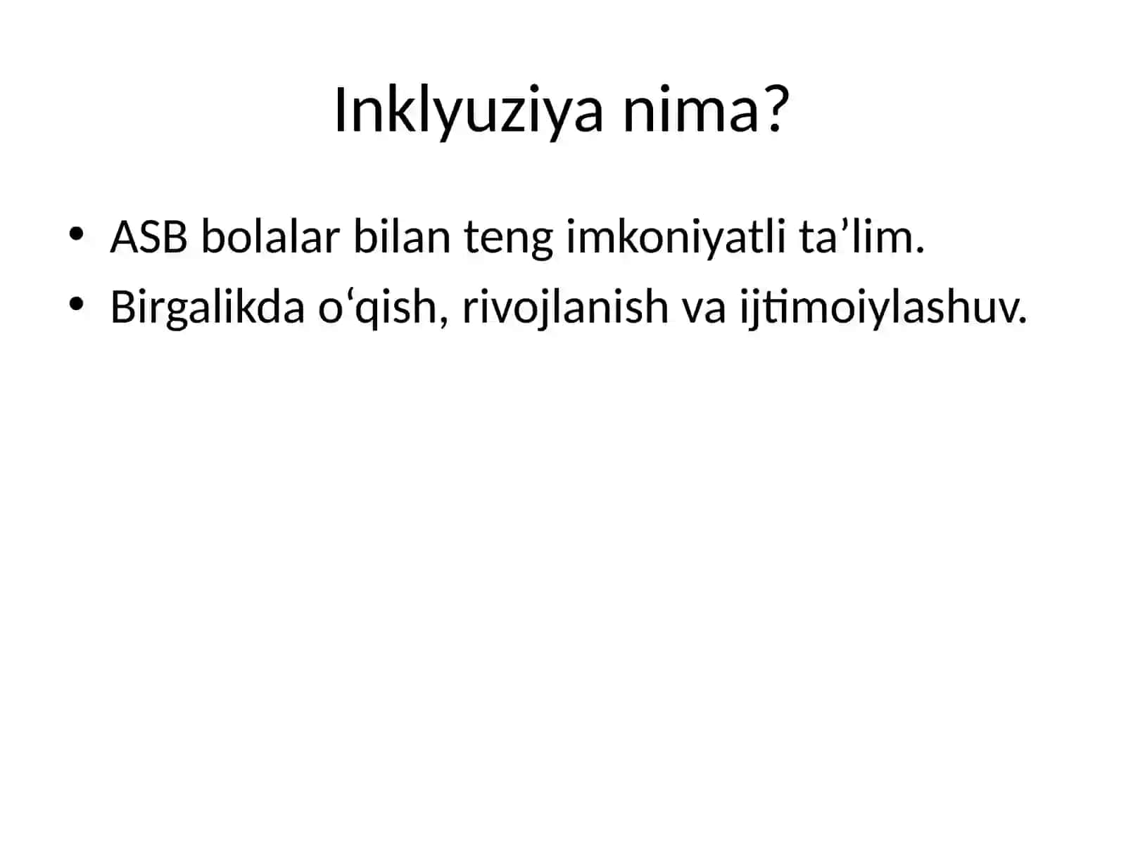 Autistik Spektr Buzilishlari 2