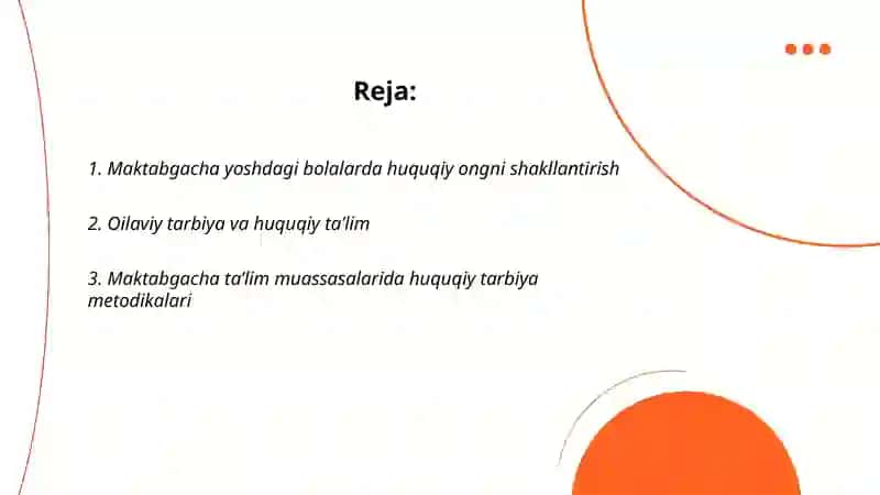Maktabgacha yoshdagi bolalarning huquqiy taʼlimi 2