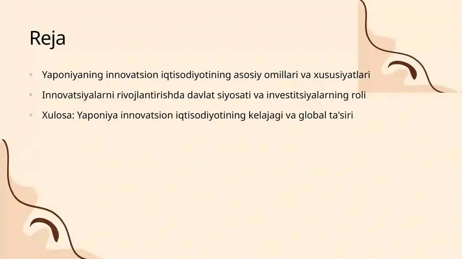 Yaponiya inovatsion iqtisodiyoti 2