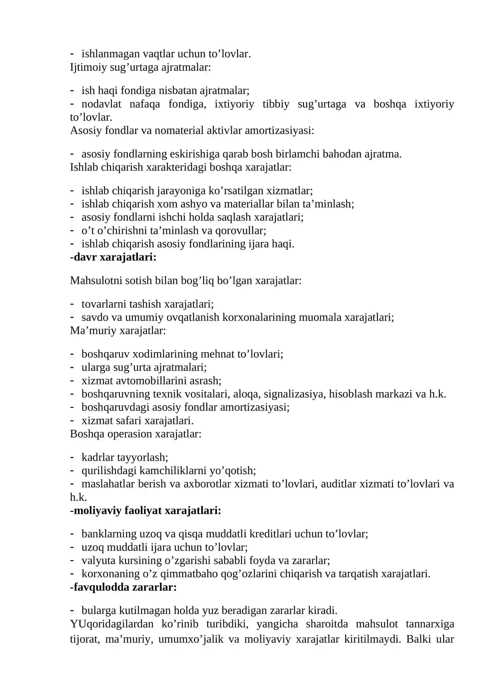 6-mavzu.Korxona xarajatlari 2
