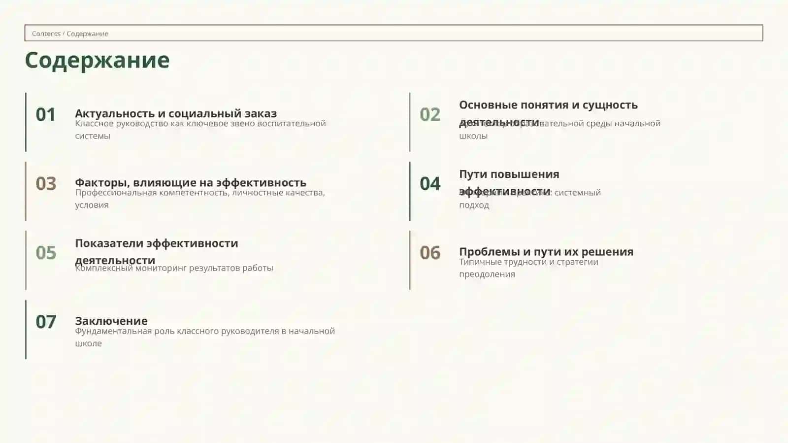 Пути повышения эффективности учебной деятельности классного руководителя в начальной школе 2