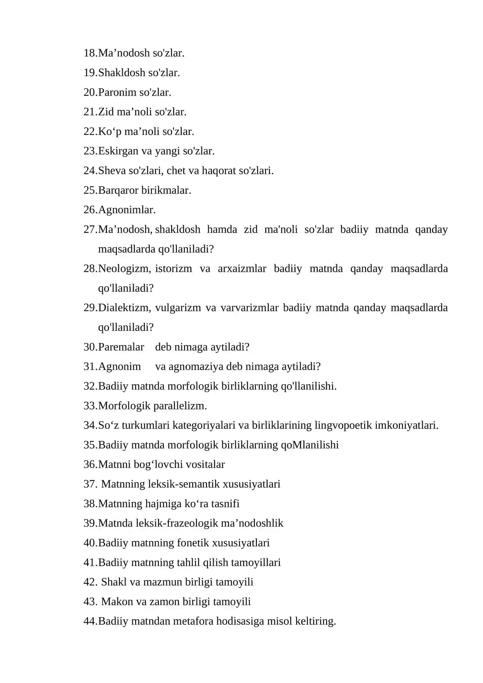 O‘zbek tilining amaliy poetikasi 2