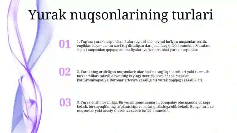 Yurak Nuqsonlari 2