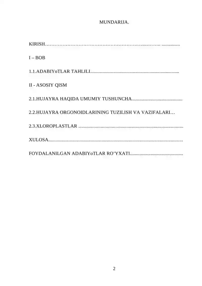 XLOROPLASTLAR 2