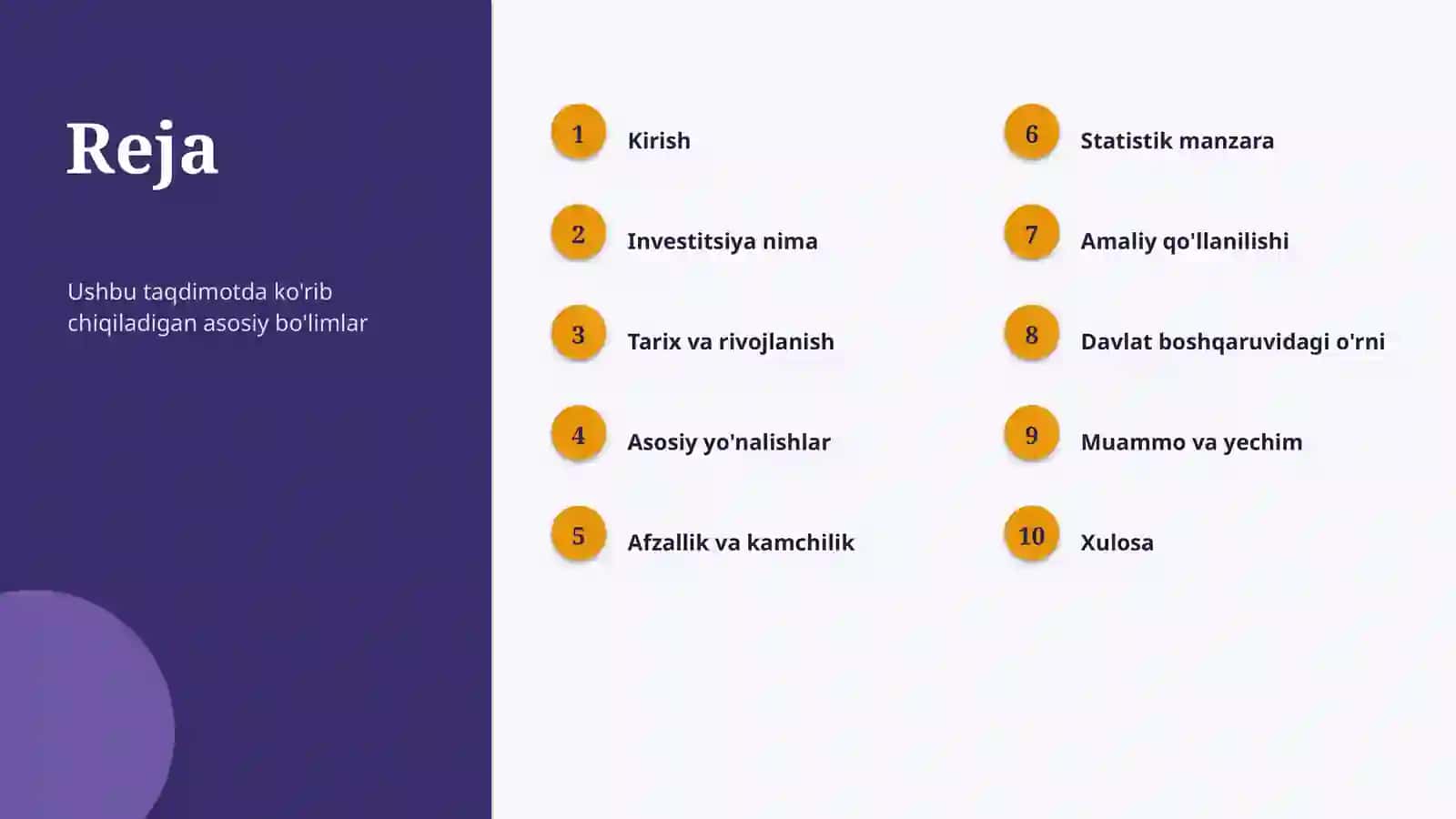 Davlat Boshqaruviga Investitsiya Tarixi va Rivojlanishi 2