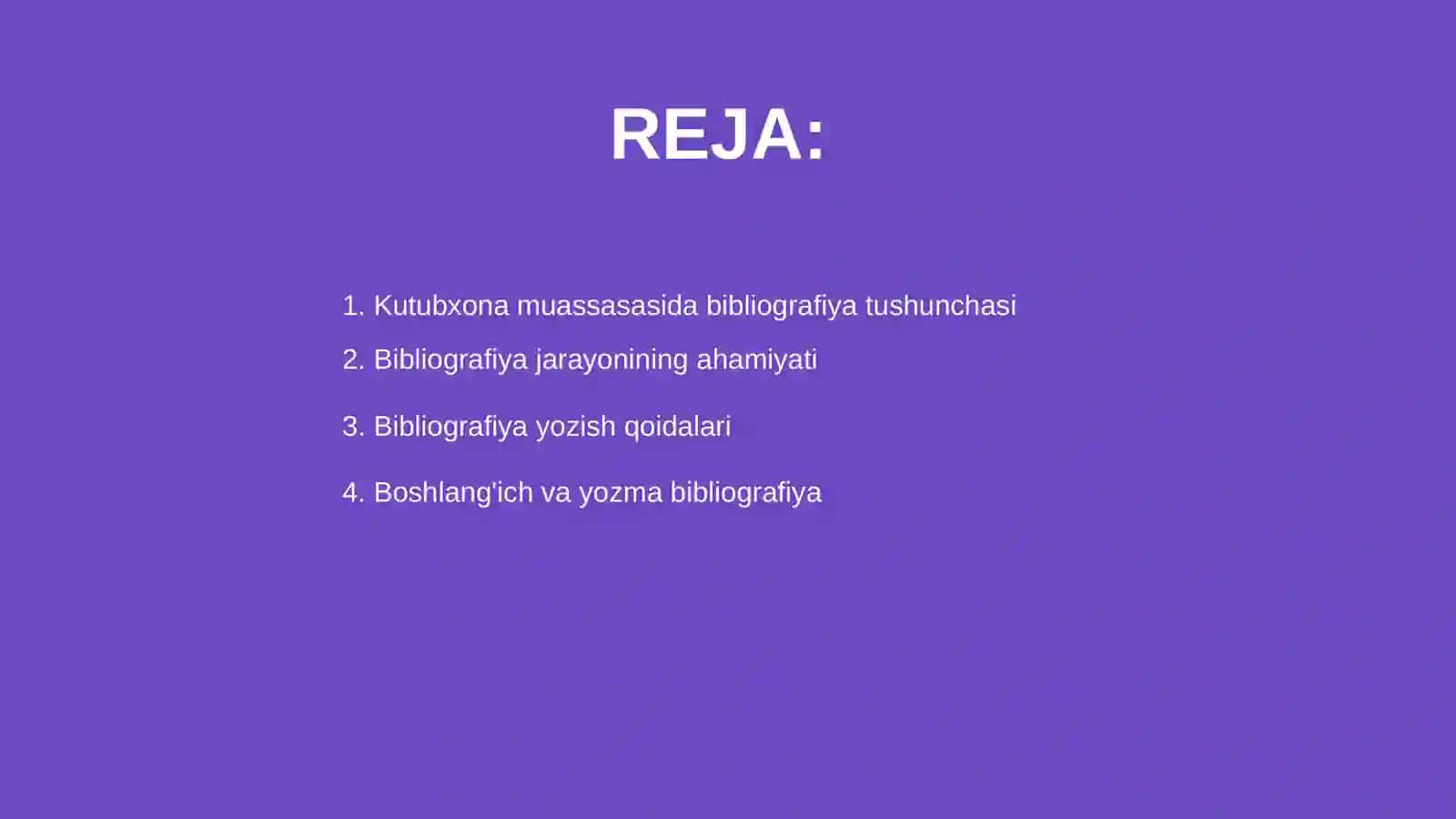 Kutubxona muassasida bibliografiya ishi 2