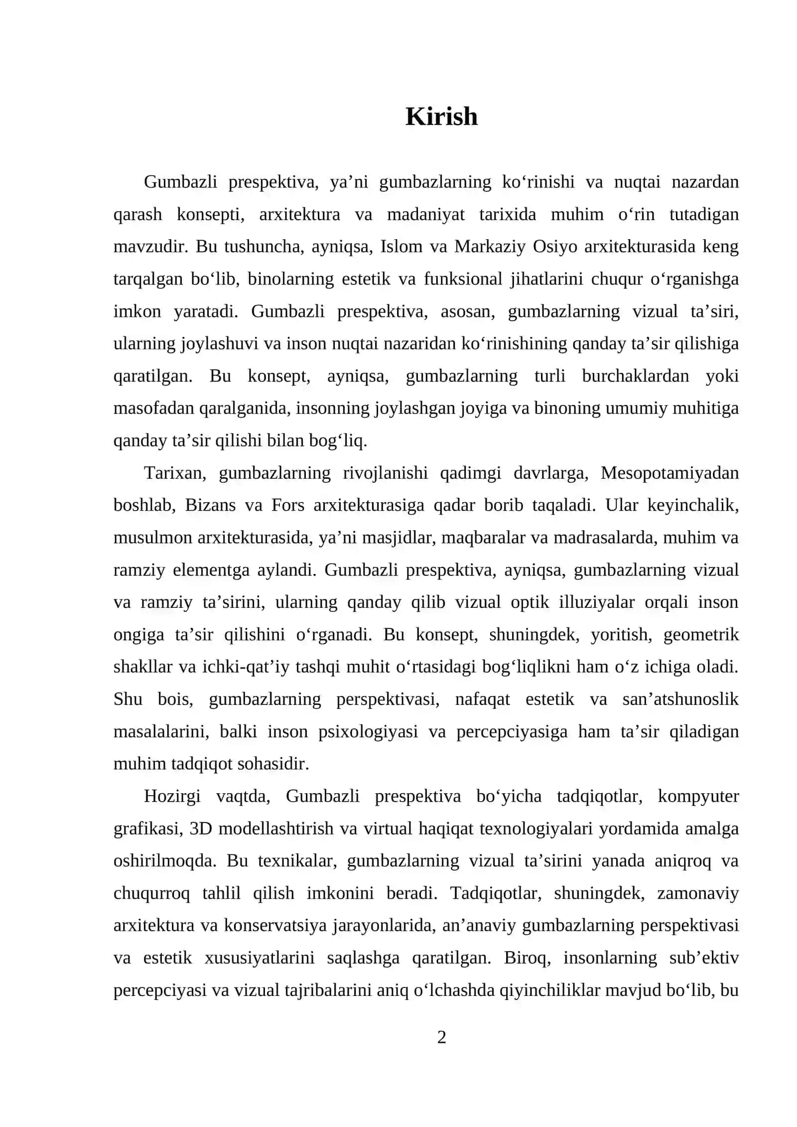 GUMBAZLI PRESPEKTIVA 2