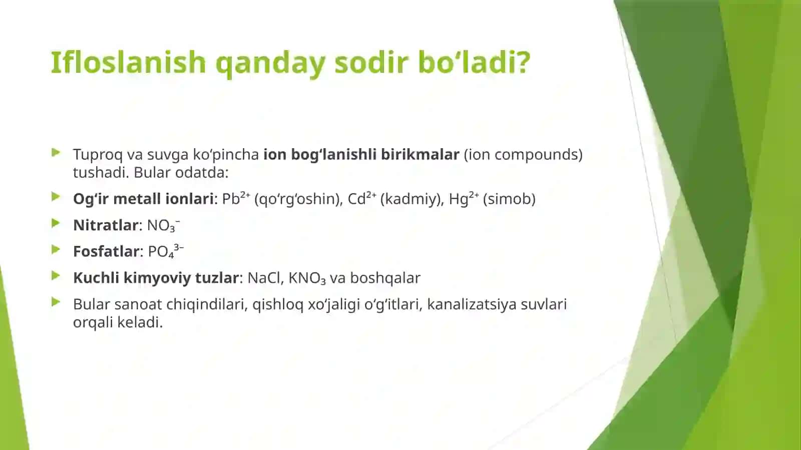 Zeolit asosida suvdagi ion birikmalarini aniqlash va tozalash texnologiyasi 2