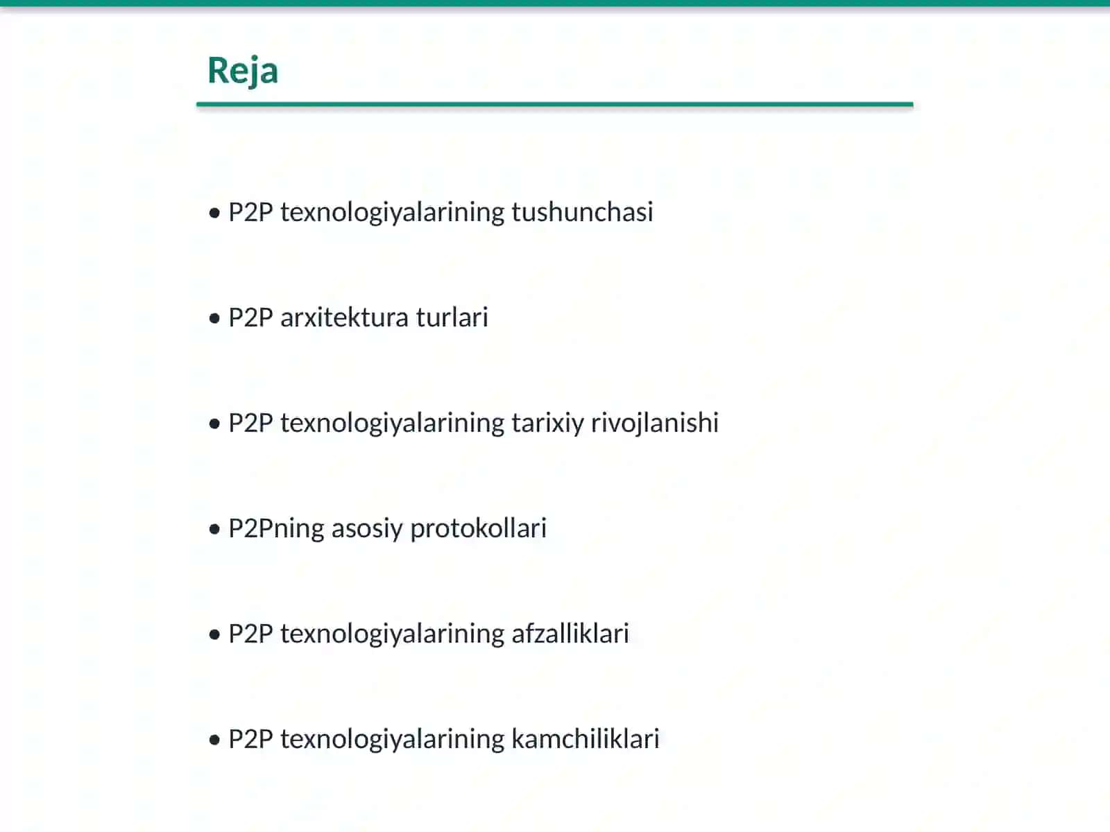 P2P texnologiyalar 2