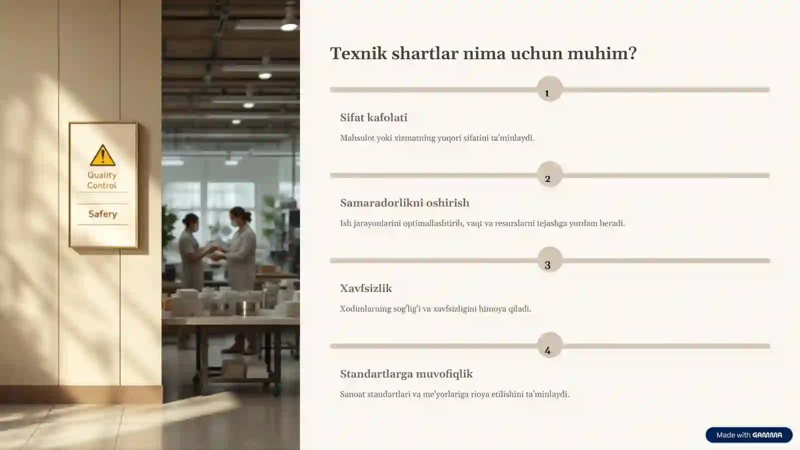 Qoʻlda bajariladigan ishlarning texnik shartlari 2