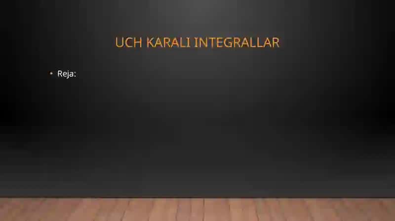 Uchkarrali integra 2