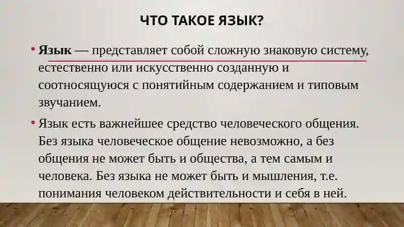 Общие понятия о языке. Лексическое богатство русского языка. 2