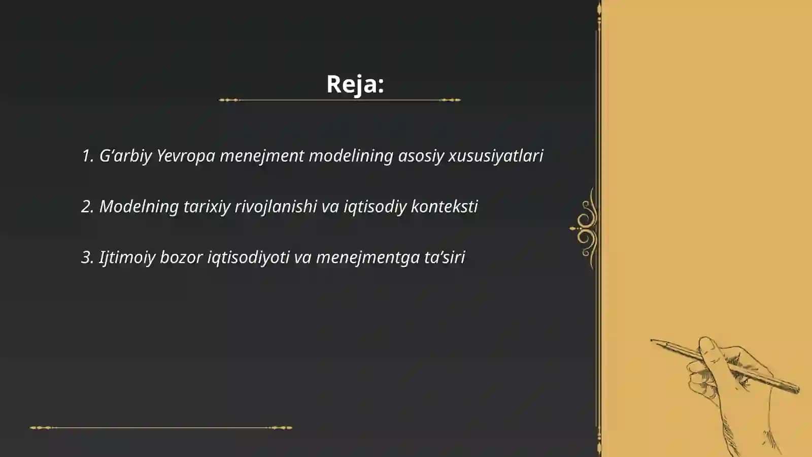 Menejmentning gʻarbiy yevropa modeli 2