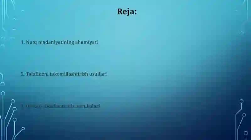 Ovoz madaniyati rivojlantirish 2