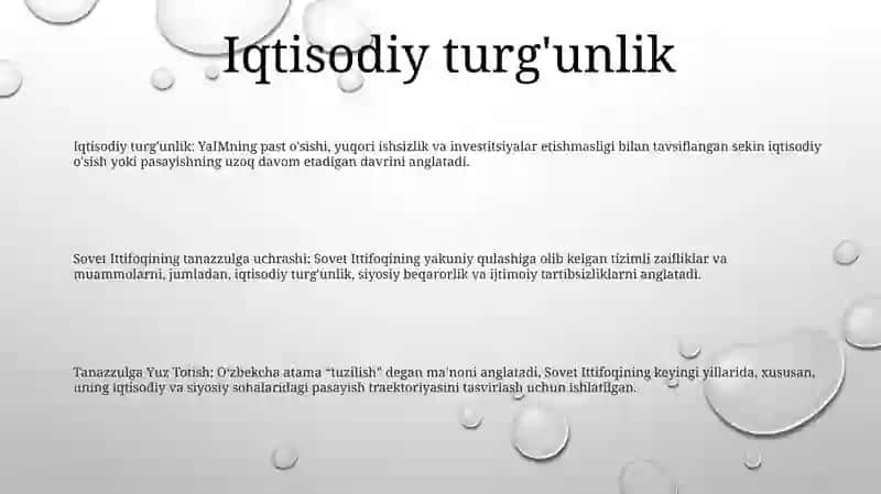 Sovet Davlatining Tanazzulga Yuz Tutishi 2