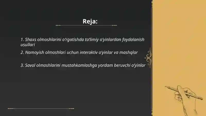 Olmosh So'z Turkumini O'rganish 2