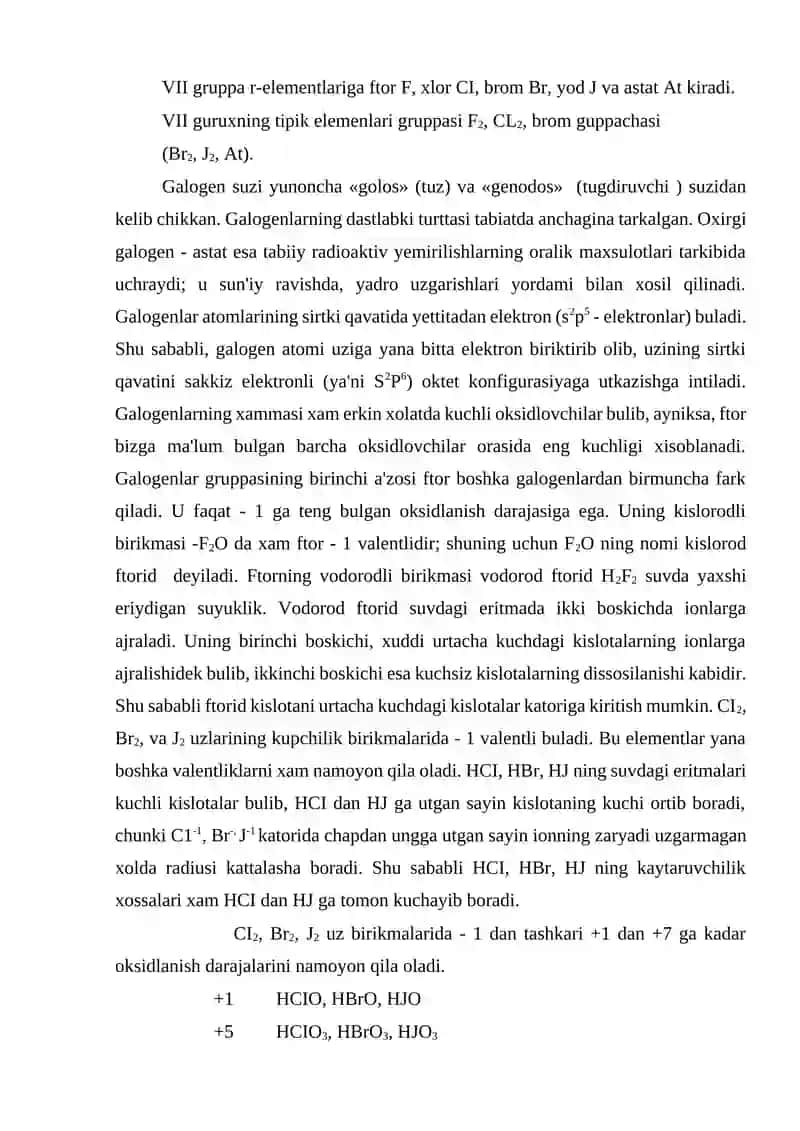 VII Guruxning P-Elementlari 2