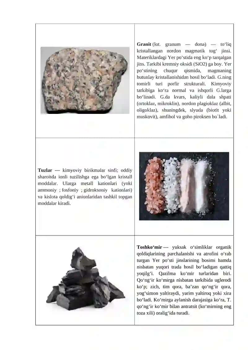 mineral jinslar 2