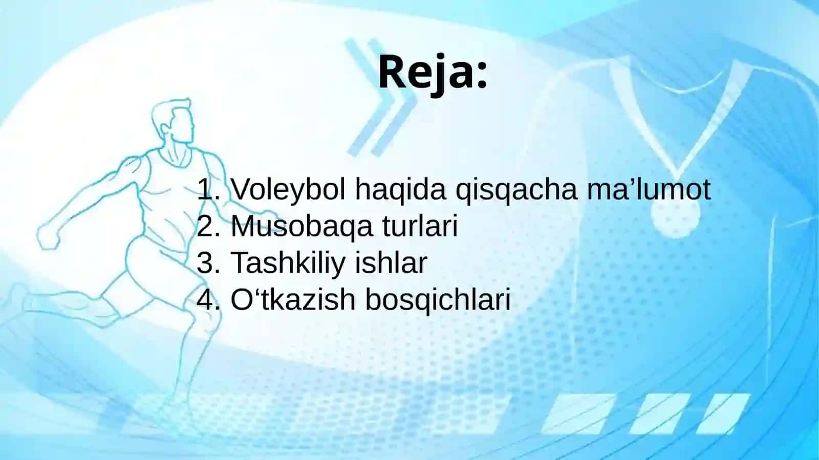 VOLEBOL BO’YICHA MUSOBAQALAR TASHKIL QILISH VA O’TKAZISH 2