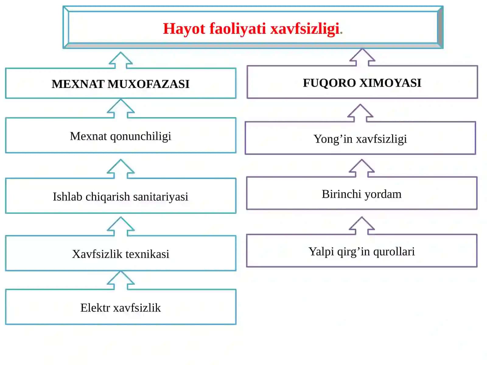 Hayot faoliyati xavfsizligi MAVZU:Hayotfaoliyatixavfsizliginingnazariyasoslari 2