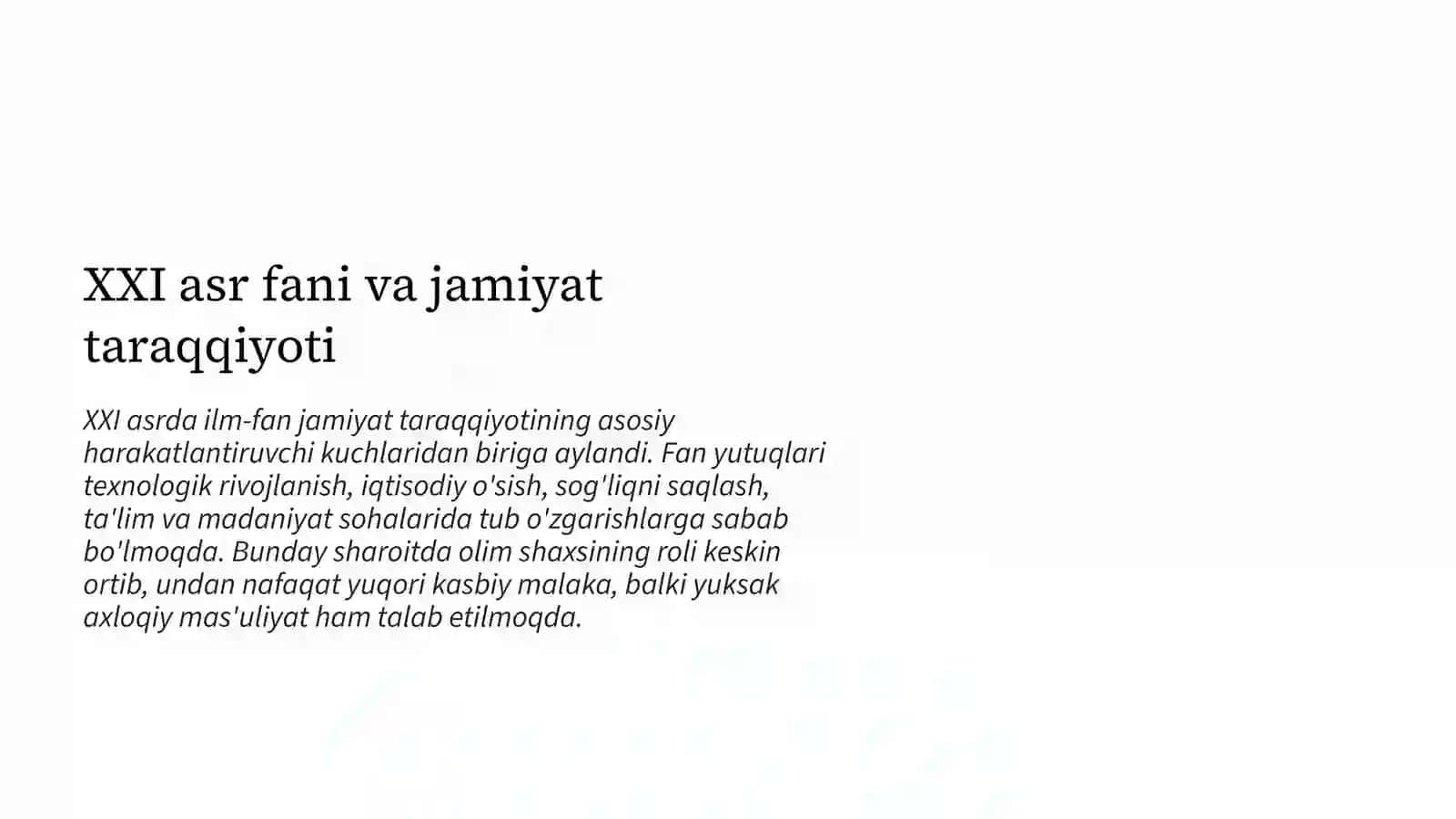 Olimning professionallashuvi va ilmiy etika 2
