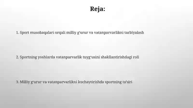 Sport musobaqalari orqali milliy g‘urur va vatanparvarlikni tarbiyalash 2