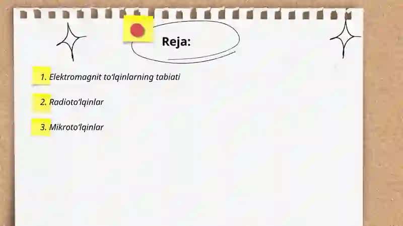 Elektromagnit toʻlqinlar shkalasi 2