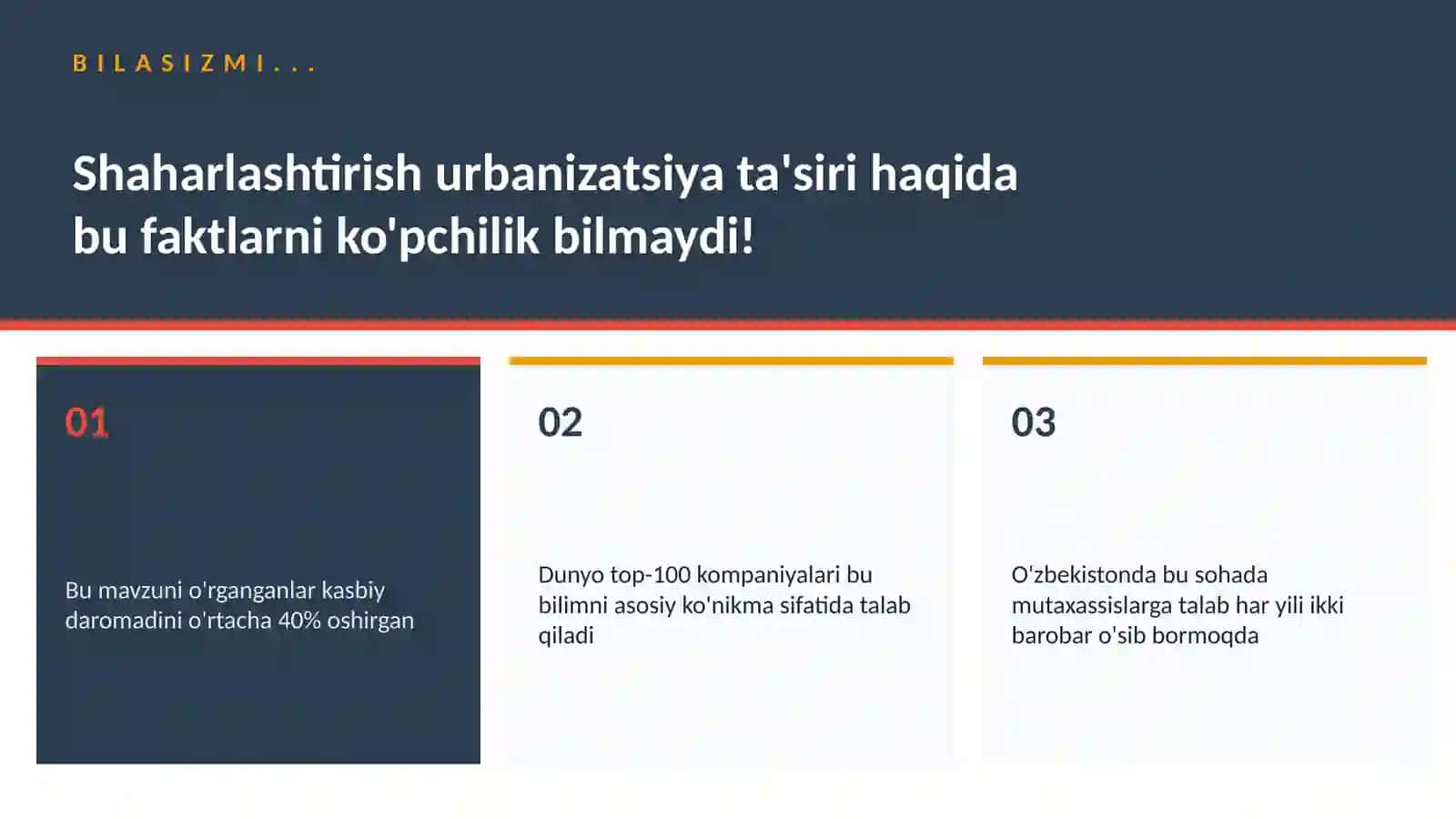 GEOGRAFIYA VA EKOLOGIYA Shaharlashtirish urbanizatsiya ta'siri 2