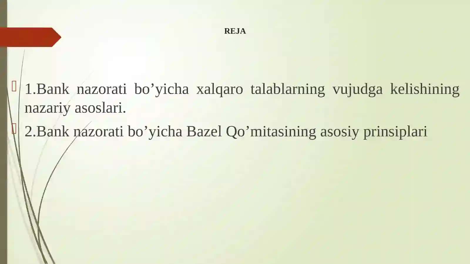 Tijorat banklari faoliyatini nazorat qilish bo’yicha xalqaro Bazel standarti 2