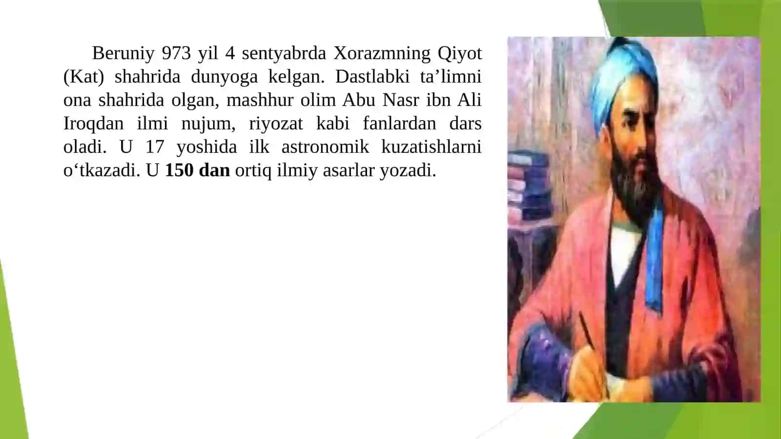 Beruniyning ijtimoiy-falsafiy qarashlari 2