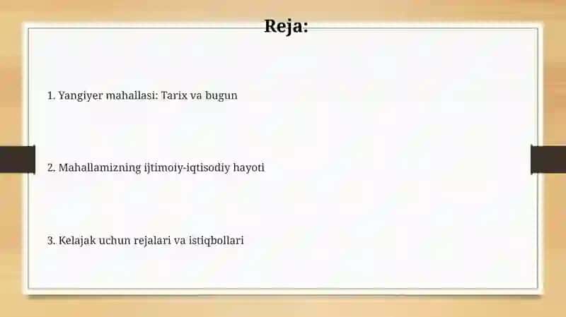 Yangiyer mahallasi: Tarix va bugun 2