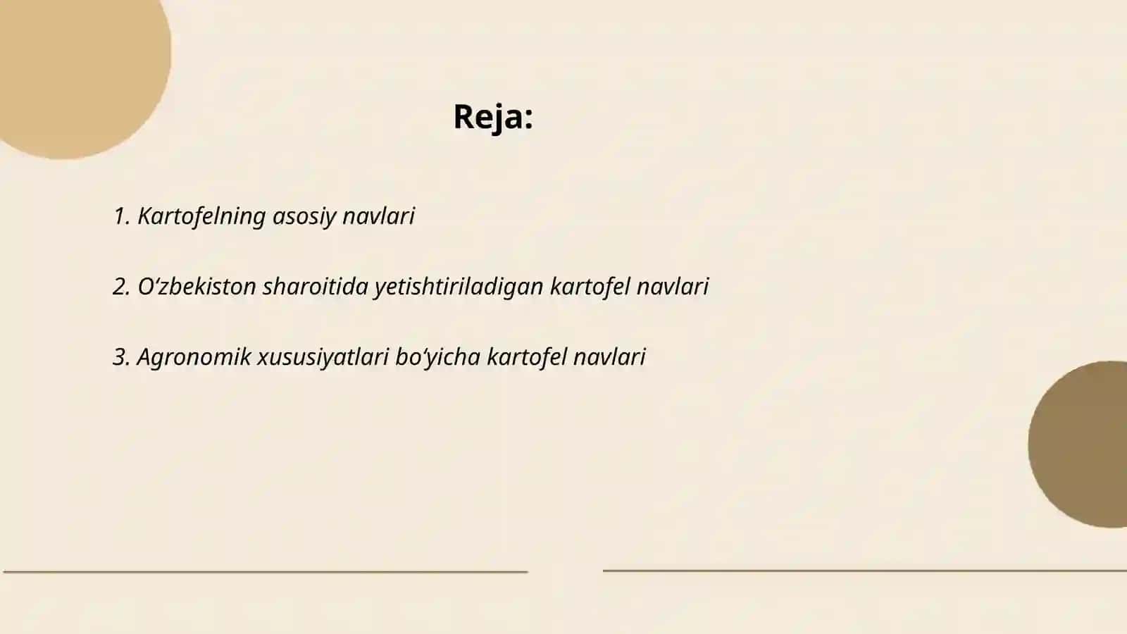 Kartofel. Uning navlari. Kartofelning kimyoviy tarkibi 2