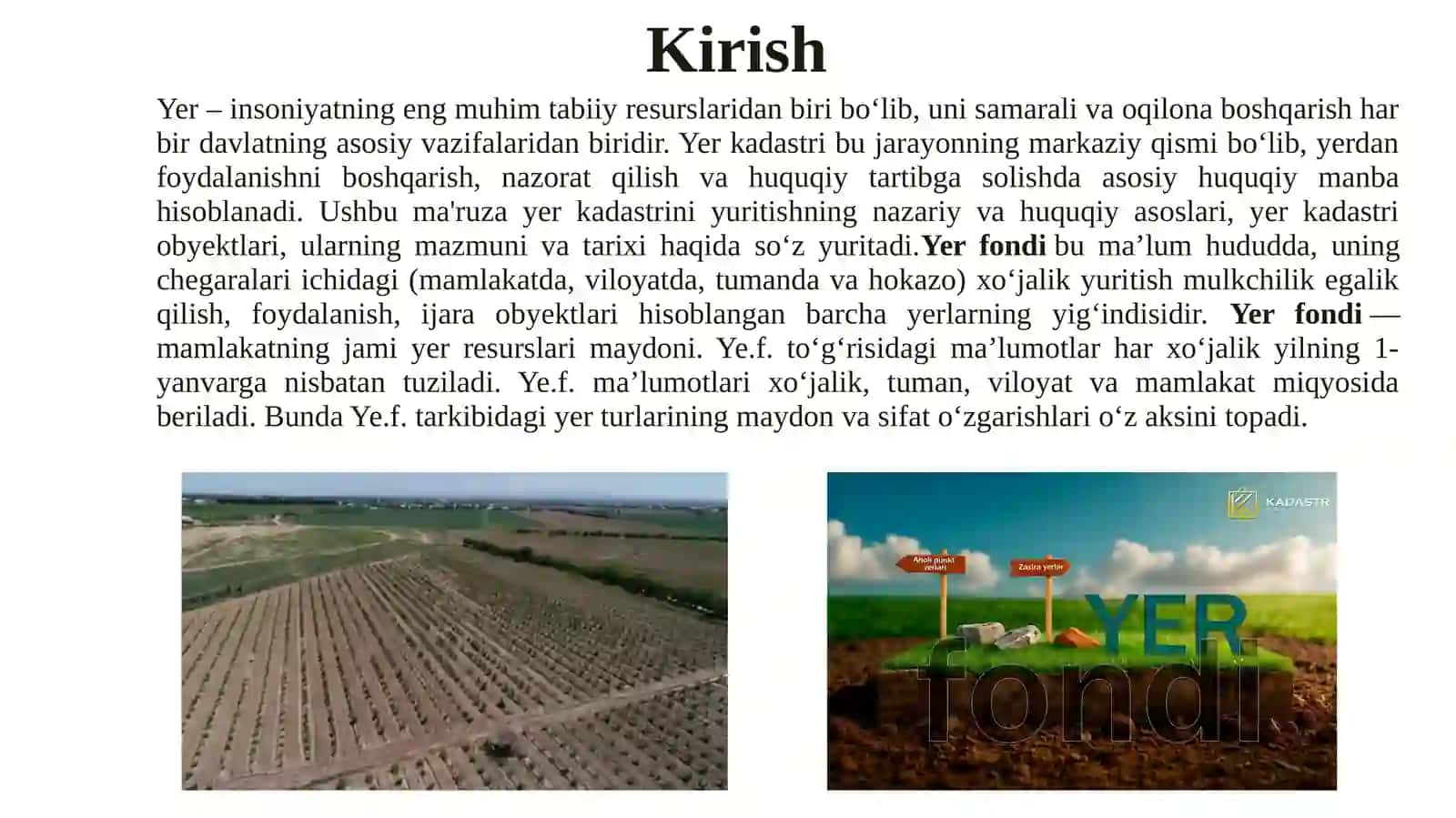 FARG‘ONA VILOYATI UCHKO‘PRIK TUMANI YER FONDINI O‘RGANISH VA TAHLIL QILISH 2