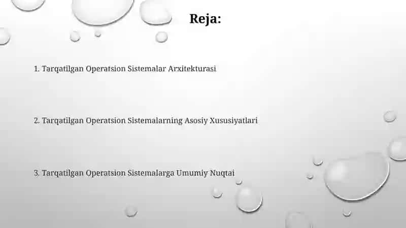 Tarmoqli operatsion tizimlar va ularning xususiyatlari 2