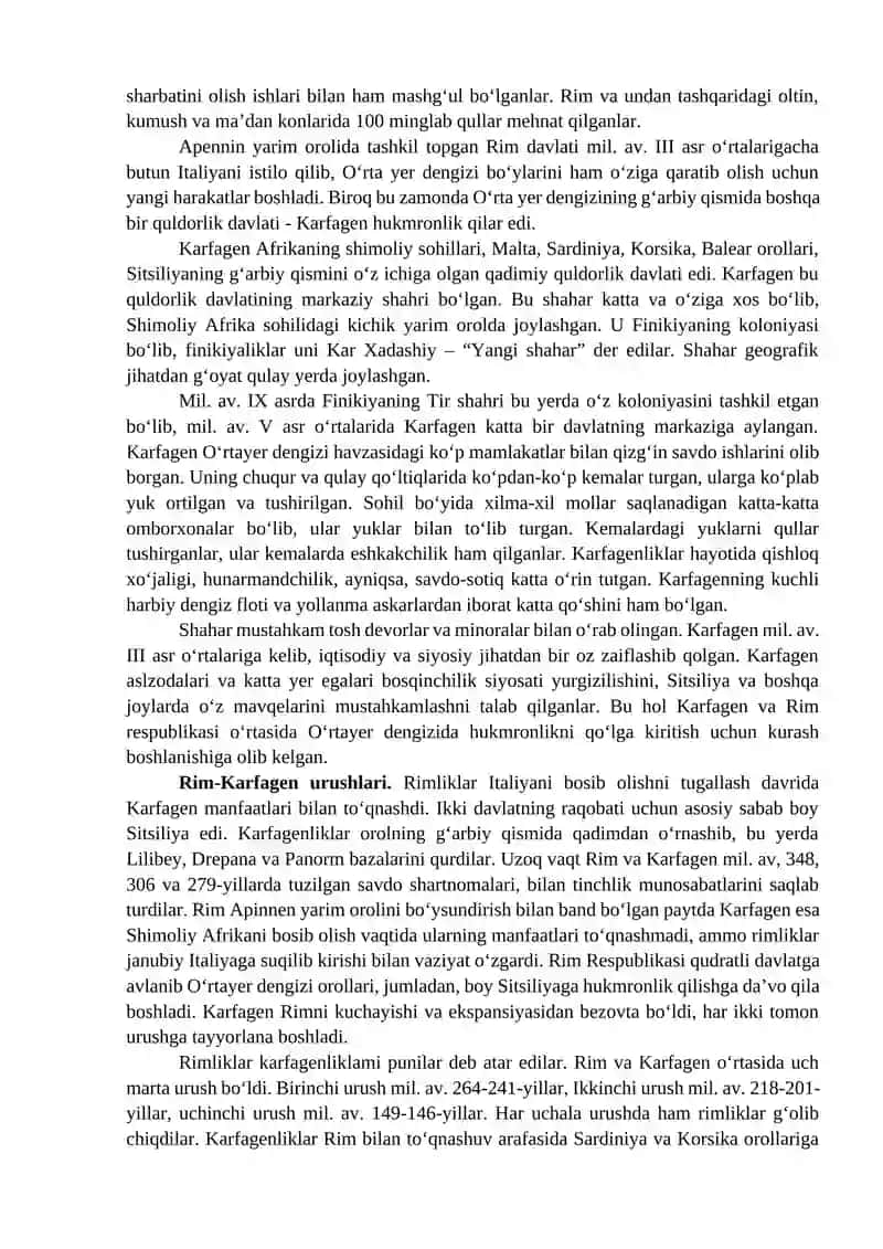 Rimning g‘arbiy va sharqiy O‘rta dengizda hukmronlik qilish uchun kurashi 2