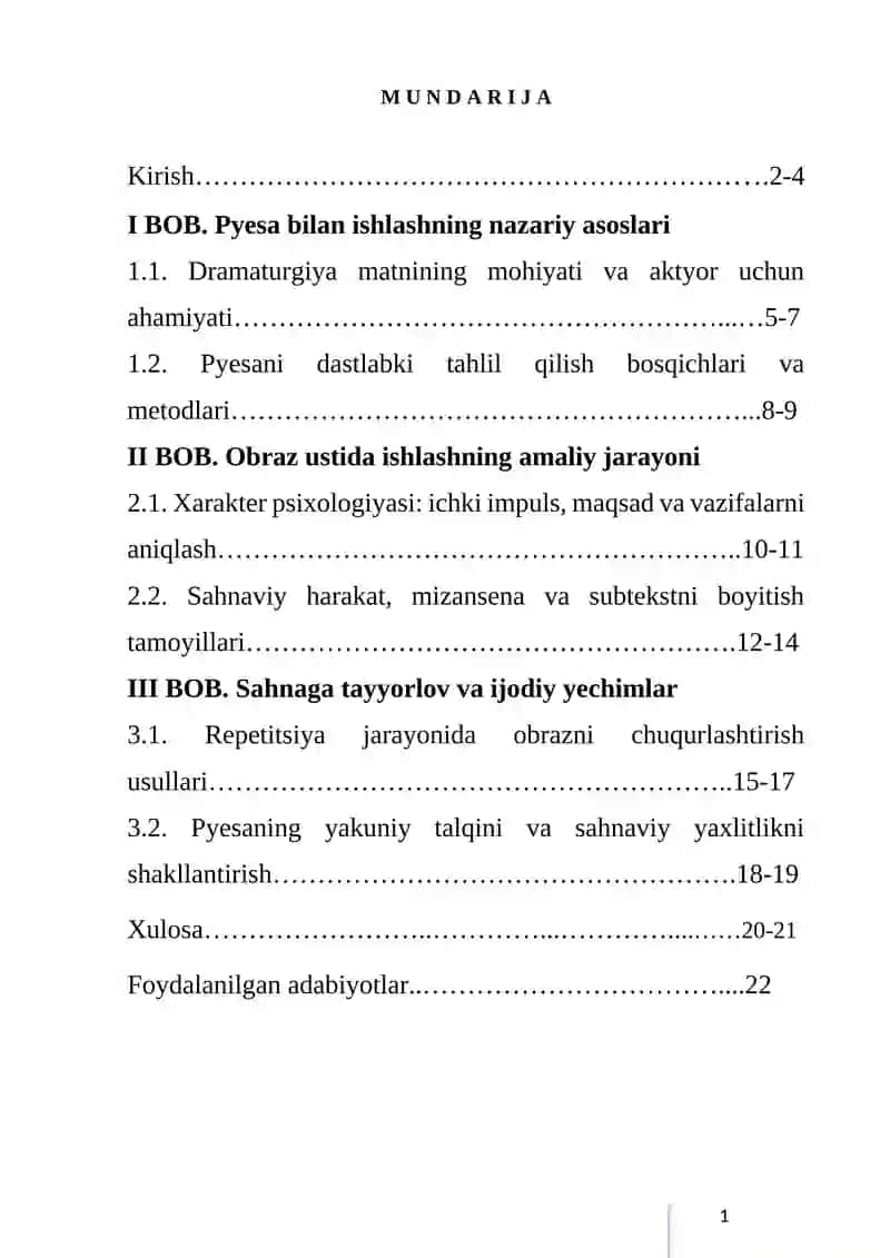 PYESA USTIDA ISHLASH JARAYONI 2