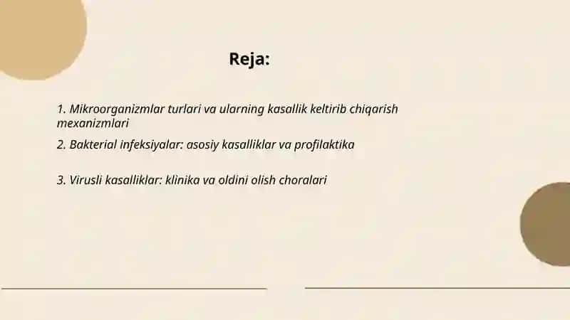 Mikroorganizmlar keltirib chiqaradigan kasalliklari ularni oldini olish imunetitet 2