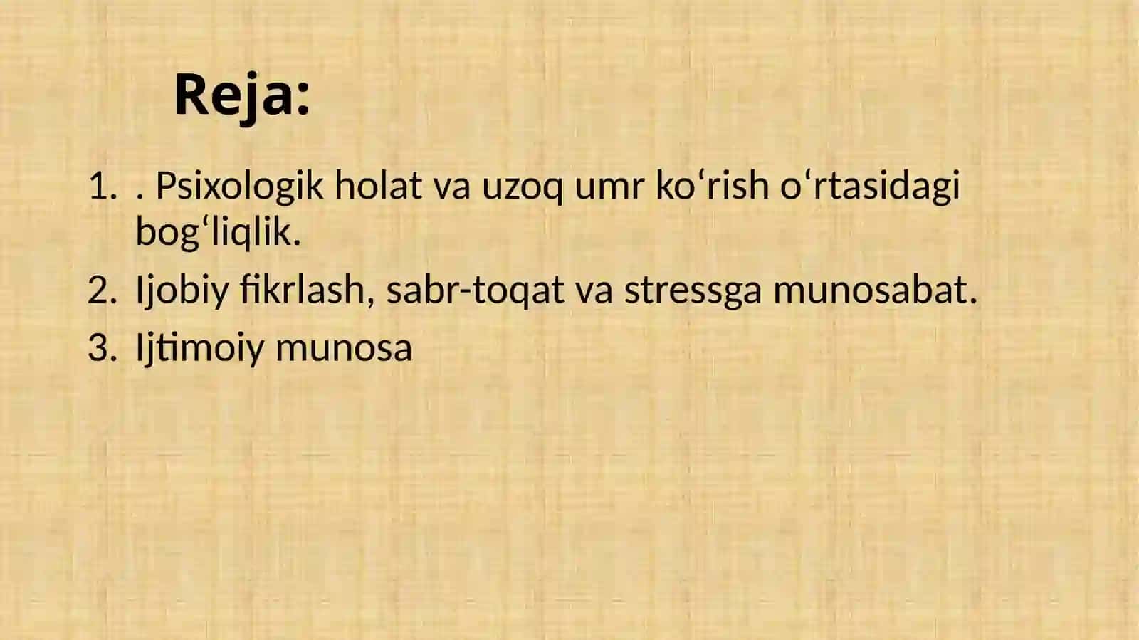 Uzoq umr koʻruvchilarning psixologik xususiyatlari 2