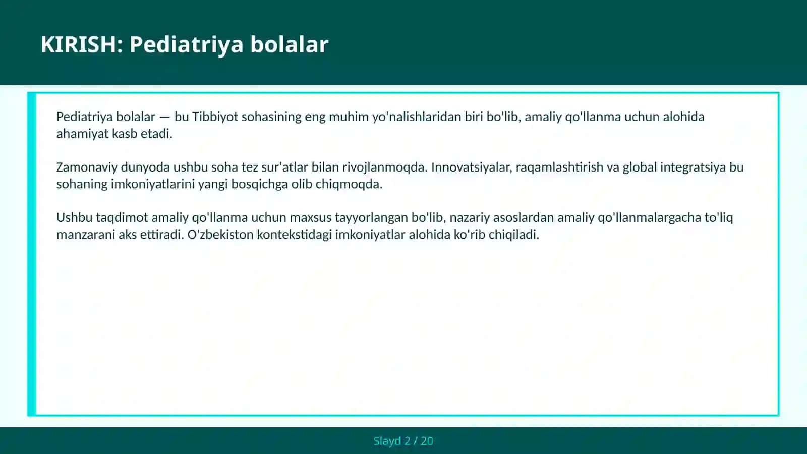 Pediatriya bolalar 2