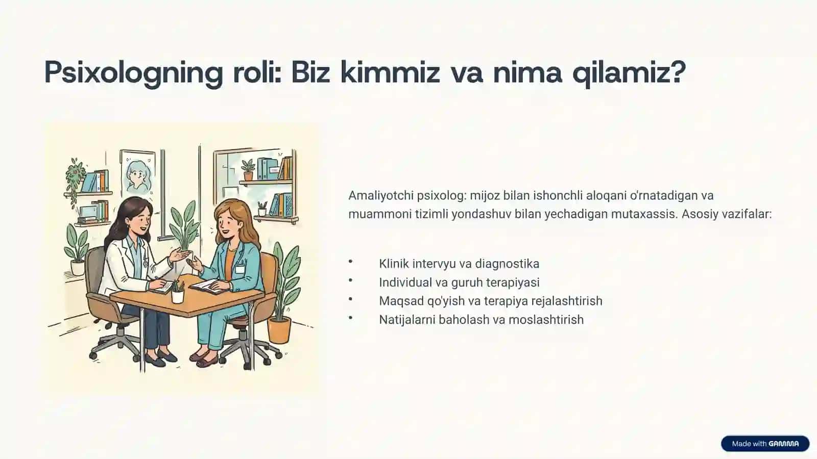 Amaliyotchi Psixologning Maxsus Qobiliyatlari Muammolarni Hal Qilish San'ati 2