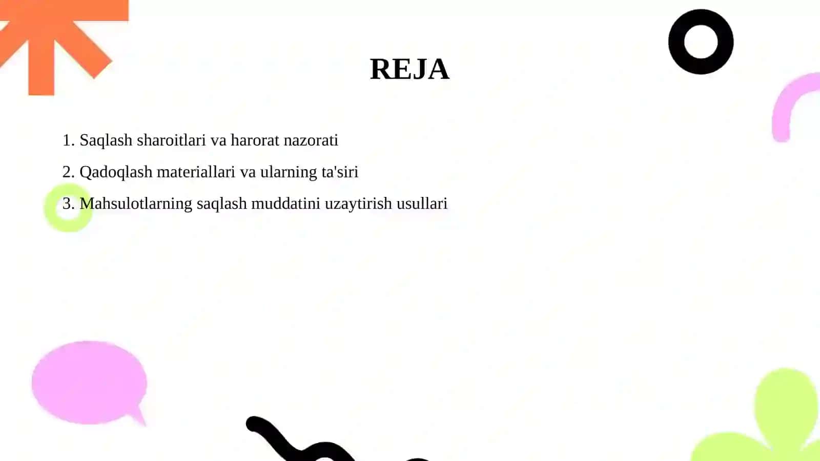 Yog' va moy mahsulotlarini saqlash texnologiyalari 2