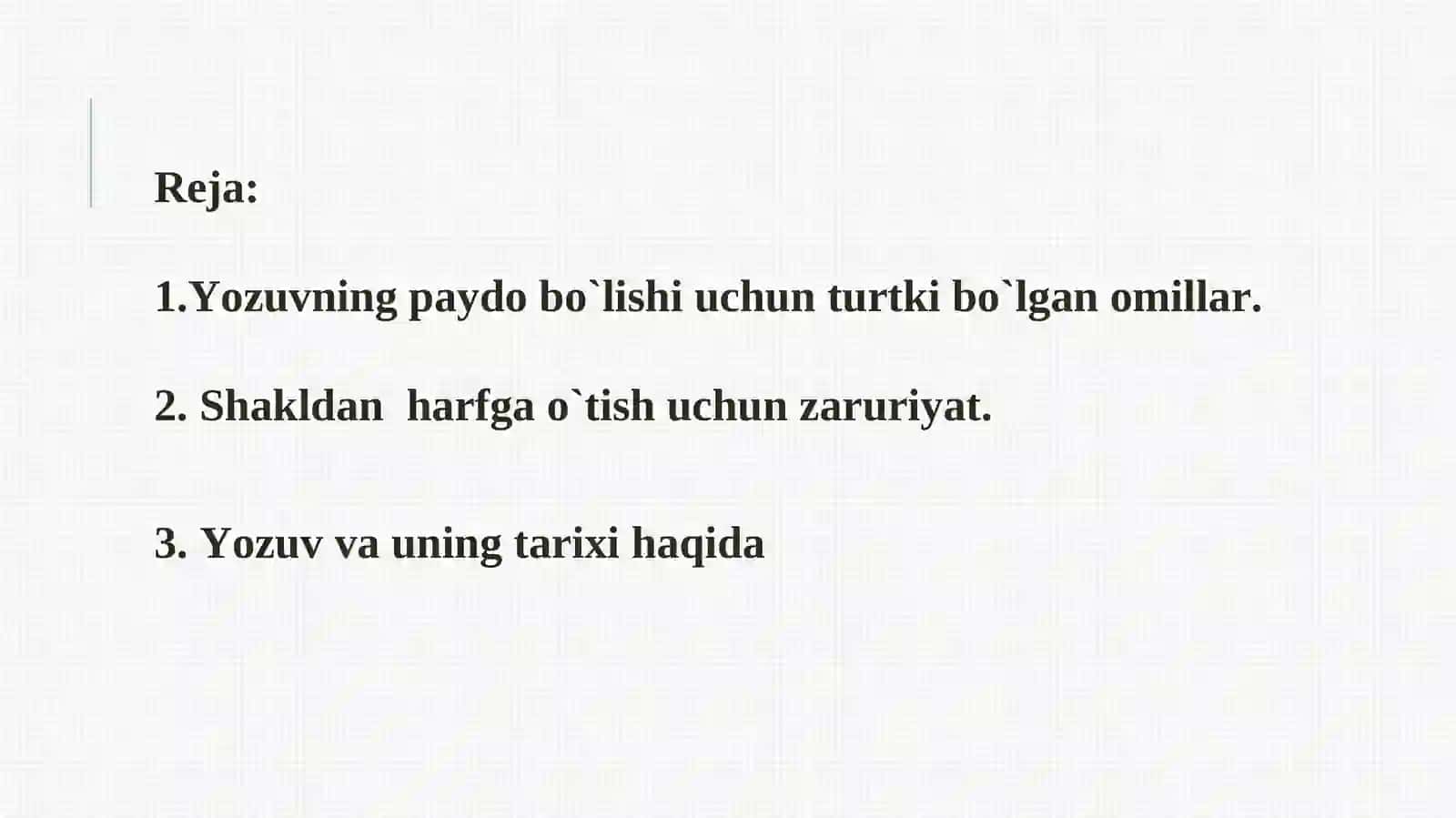 ENG QADIMGI DAVRDA YOZUVNING PAYDO BÒLISHI 2